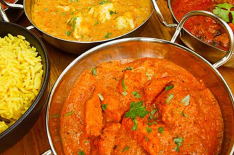Tandoori restaurant Romney Spice, is located in New Romney during JAM on the Marsh music and art festival in Kent.