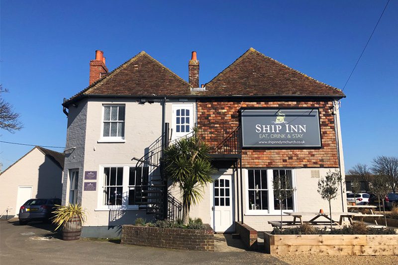The Ship Hotel in Dymchurch is a food, drink and stay place that is part of JAM on the Marsh summer festival in Kent.