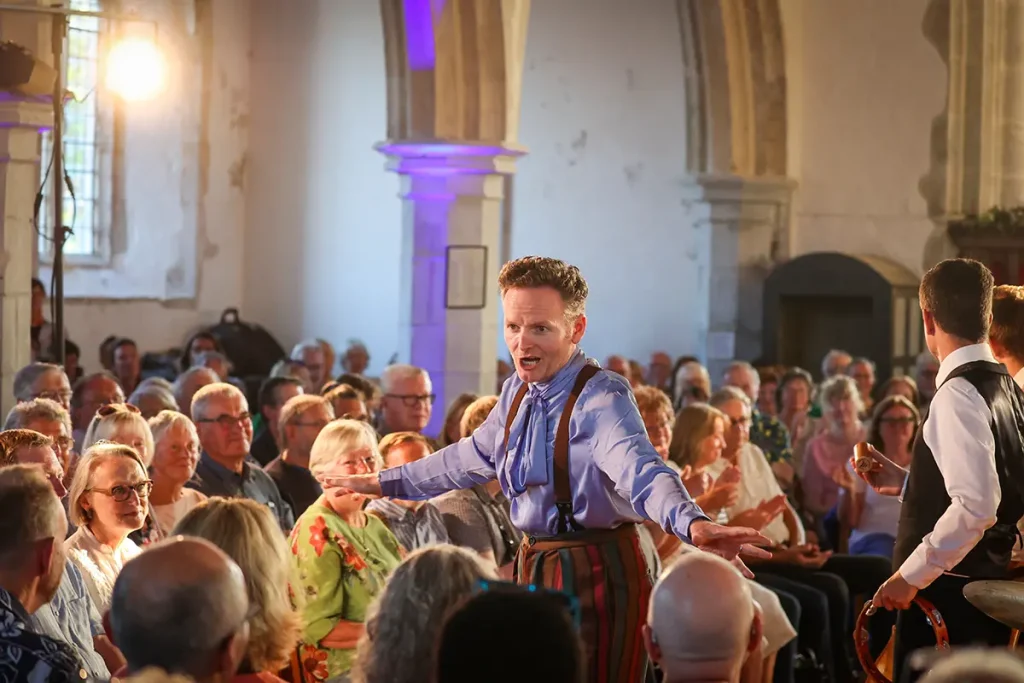 Joe Stilgoe is an internationally acclaimed singer, pianist and songwriter performs at the JAM on the Marsh arts festival.