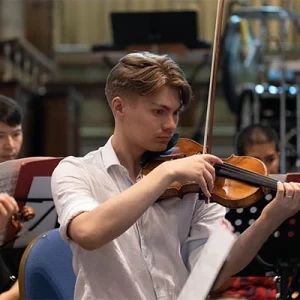 JAM Sinfonia performs Strauss waltzes and Haydn, arranged by Arnold Schoenberg, Alban Berg and Anton Webern, members of the Second Viennese School at JAM on the Marsh.